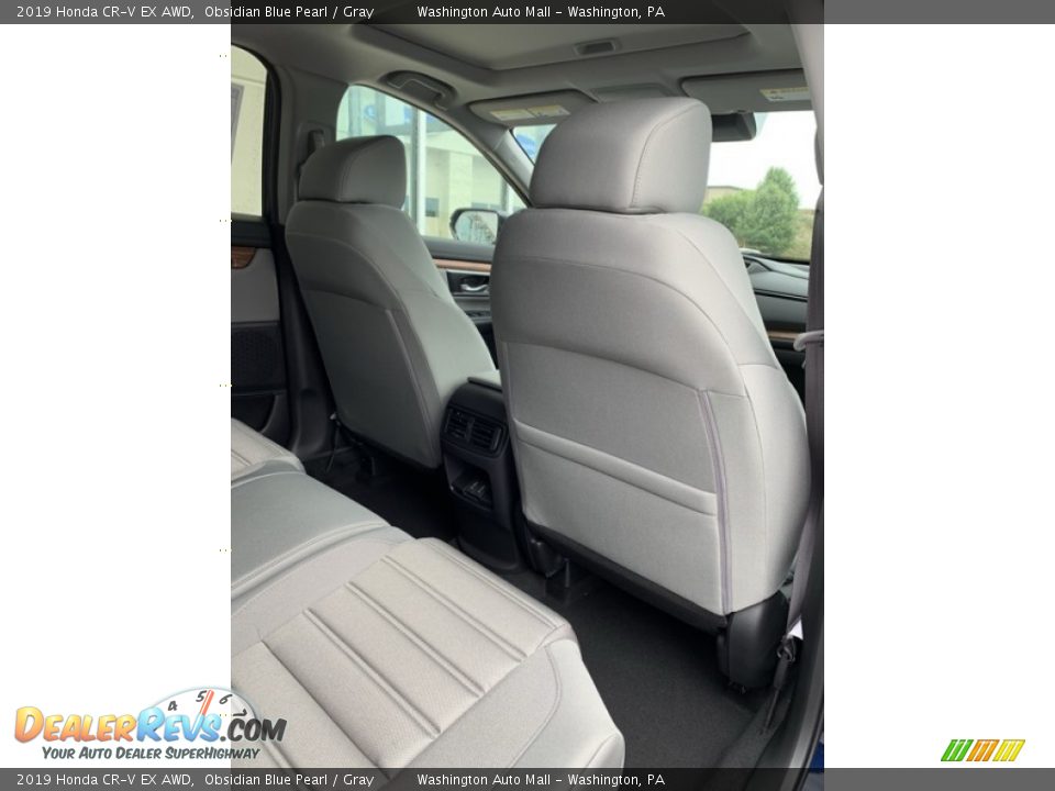2019 Honda CR-V EX AWD Obsidian Blue Pearl / Gray Photo #25