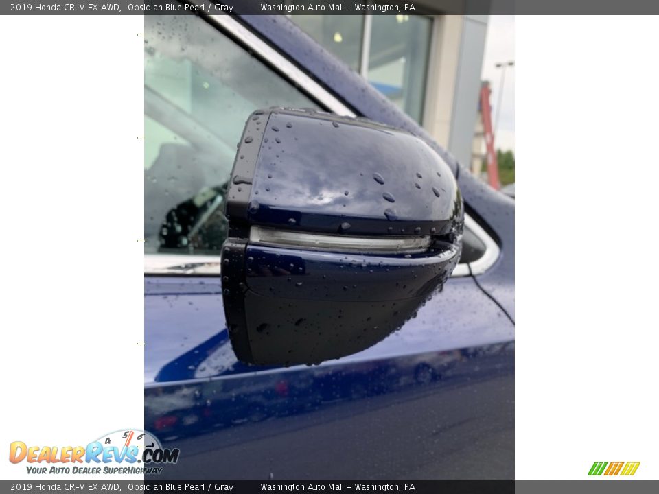 2019 Honda CR-V EX AWD Obsidian Blue Pearl / Gray Photo #29