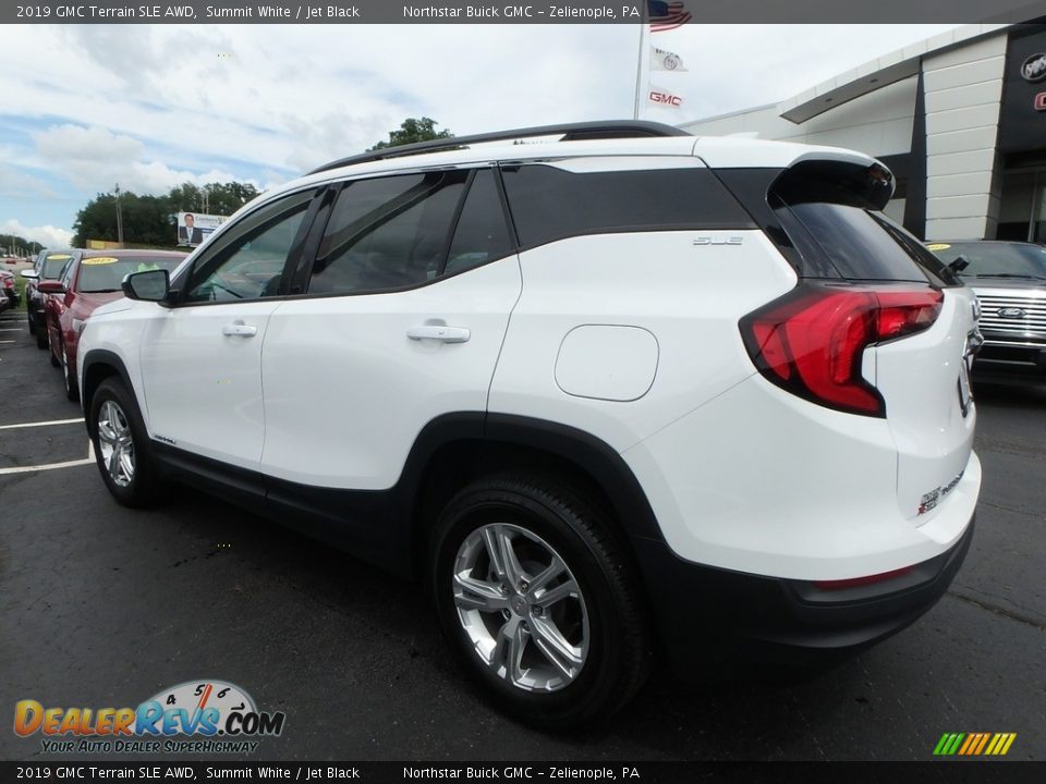 2019 GMC Terrain SLE AWD Summit White / Jet Black Photo #12