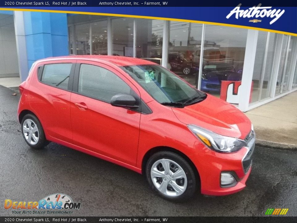 2020 Chevrolet Spark LS Red Hot / Jet Black Photo #1