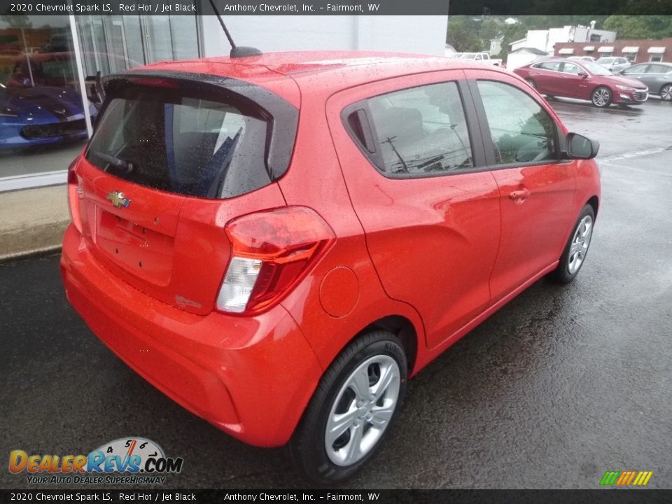 2020 Chevrolet Spark LS Red Hot / Jet Black Photo #4