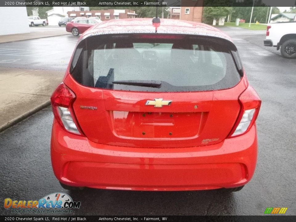 2020 Chevrolet Spark LS Red Hot / Jet Black Photo #5