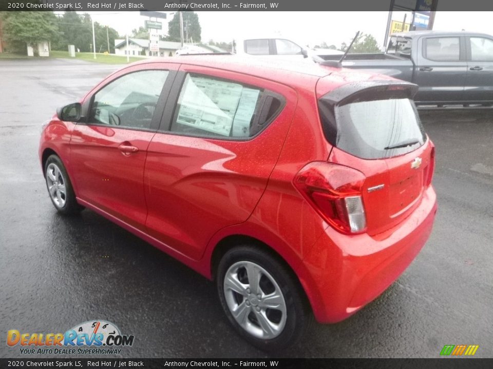 2020 Chevrolet Spark LS Red Hot / Jet Black Photo #6