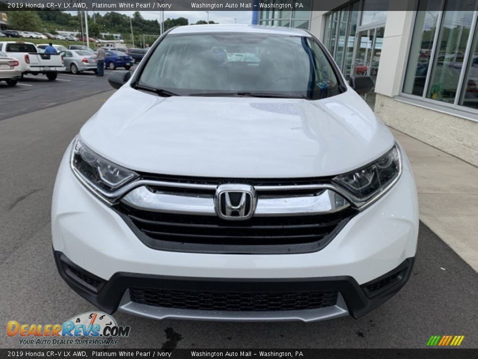 2019 Honda CR-V LX AWD Platinum White Pearl / Ivory Photo #3