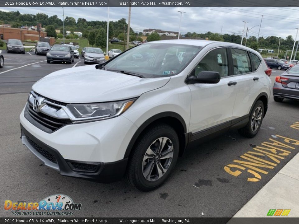 2019 Honda CR-V LX AWD Platinum White Pearl / Ivory Photo #4