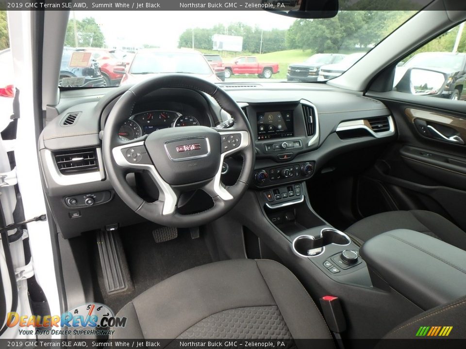 2019 GMC Terrain SLE AWD Summit White / Jet Black Photo #19