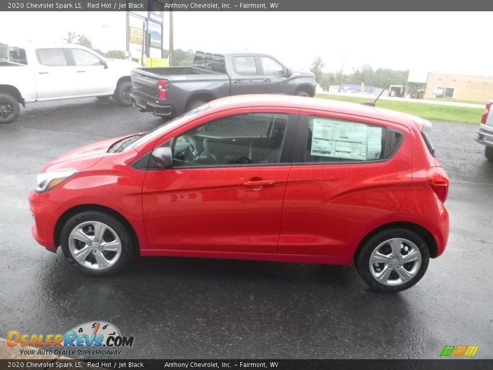 2020 Chevrolet Spark LS Red Hot / Jet Black Photo #7