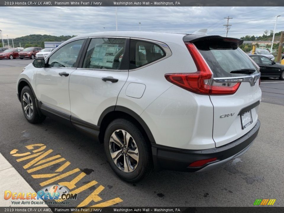 2019 Honda CR-V LX AWD Platinum White Pearl / Ivory Photo #5
