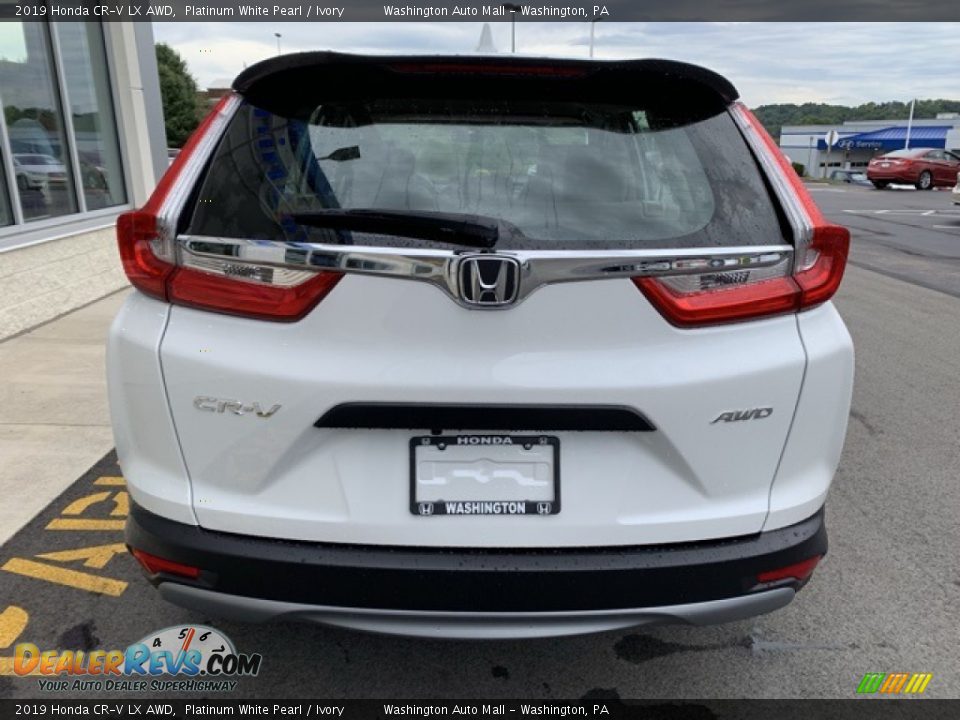 2019 Honda CR-V LX AWD Platinum White Pearl / Ivory Photo #6