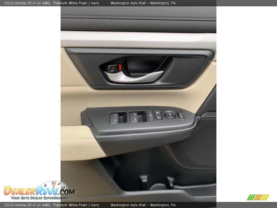 2019 Honda CR-V LX AWD Platinum White Pearl / Ivory Photo #11