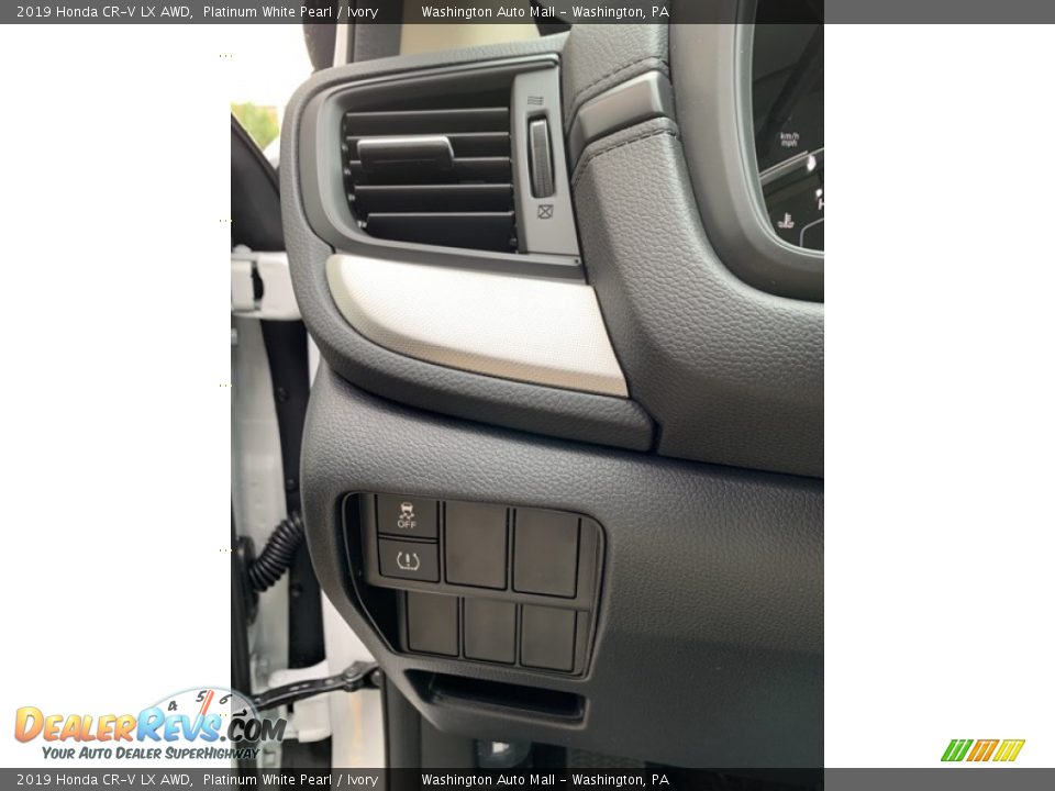 2019 Honda CR-V LX AWD Platinum White Pearl / Ivory Photo #12