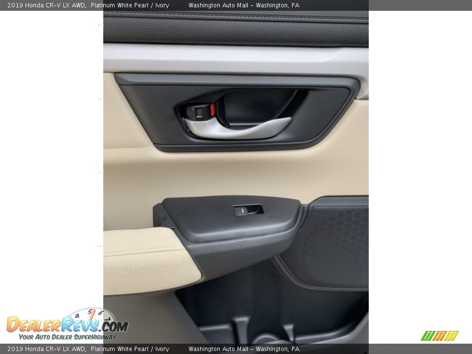 2019 Honda CR-V LX AWD Platinum White Pearl / Ivory Photo #17