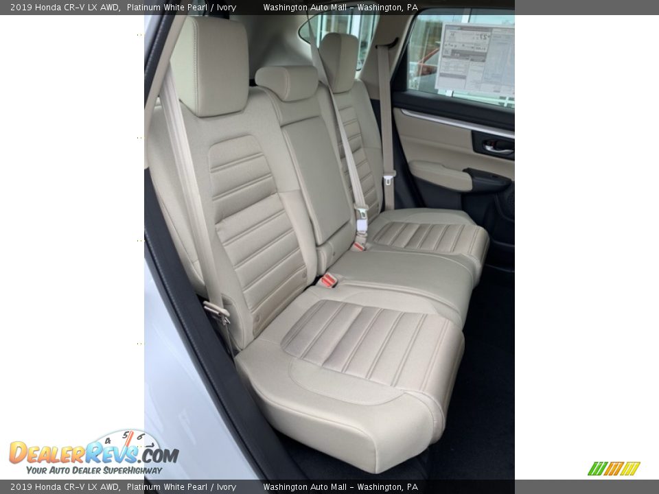 2019 Honda CR-V LX AWD Platinum White Pearl / Ivory Photo #24
