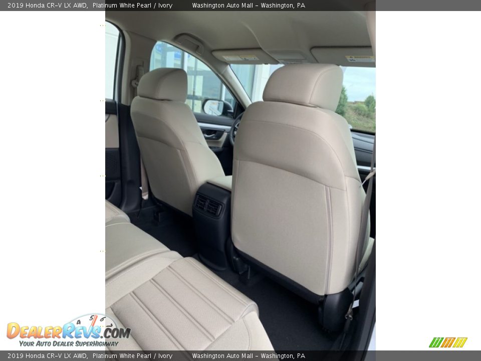 2019 Honda CR-V LX AWD Platinum White Pearl / Ivory Photo #25