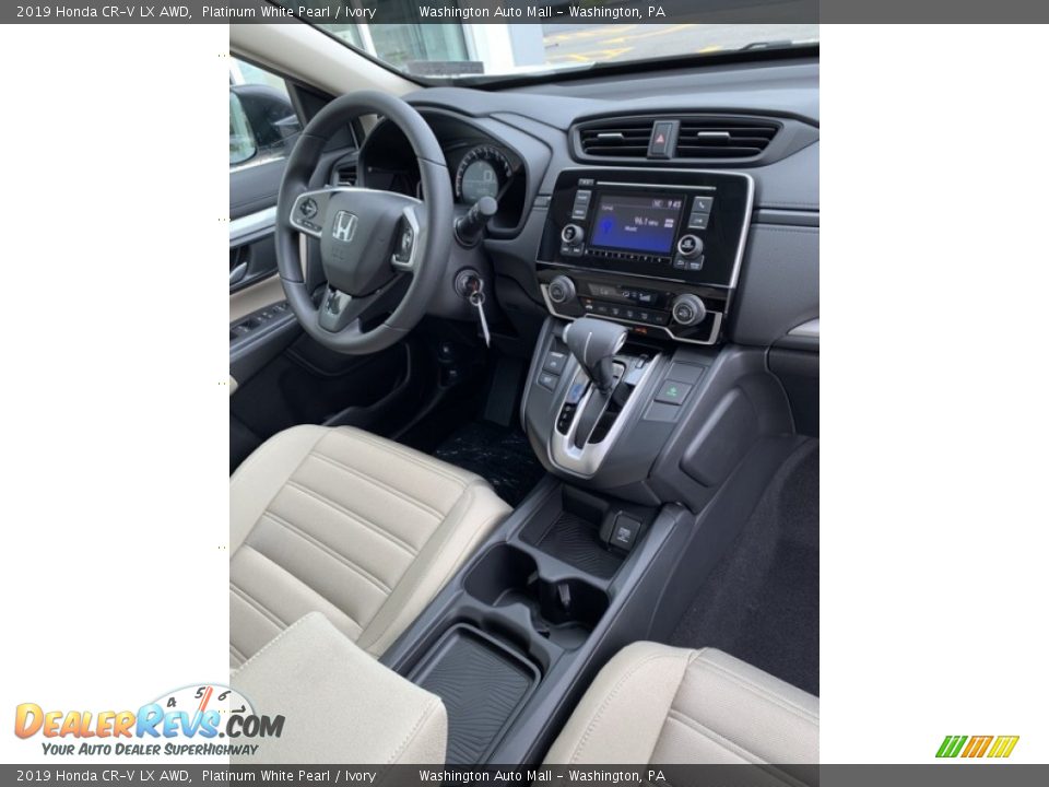 2019 Honda CR-V LX AWD Platinum White Pearl / Ivory Photo #28