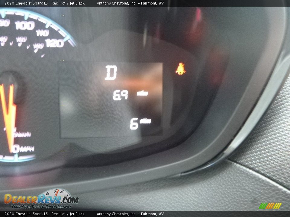 2020 Chevrolet Spark LS Red Hot / Jet Black Photo #19