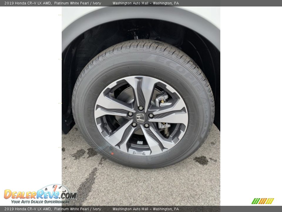 2019 Honda CR-V LX AWD Platinum White Pearl / Ivory Photo #29