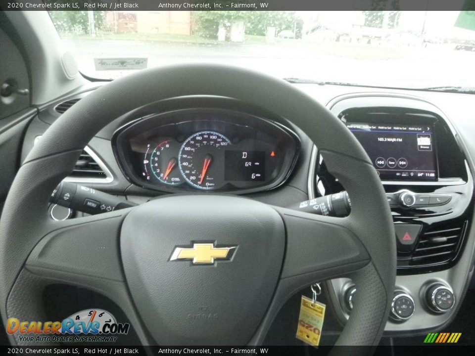 2020 Chevrolet Spark LS Red Hot / Jet Black Photo #20