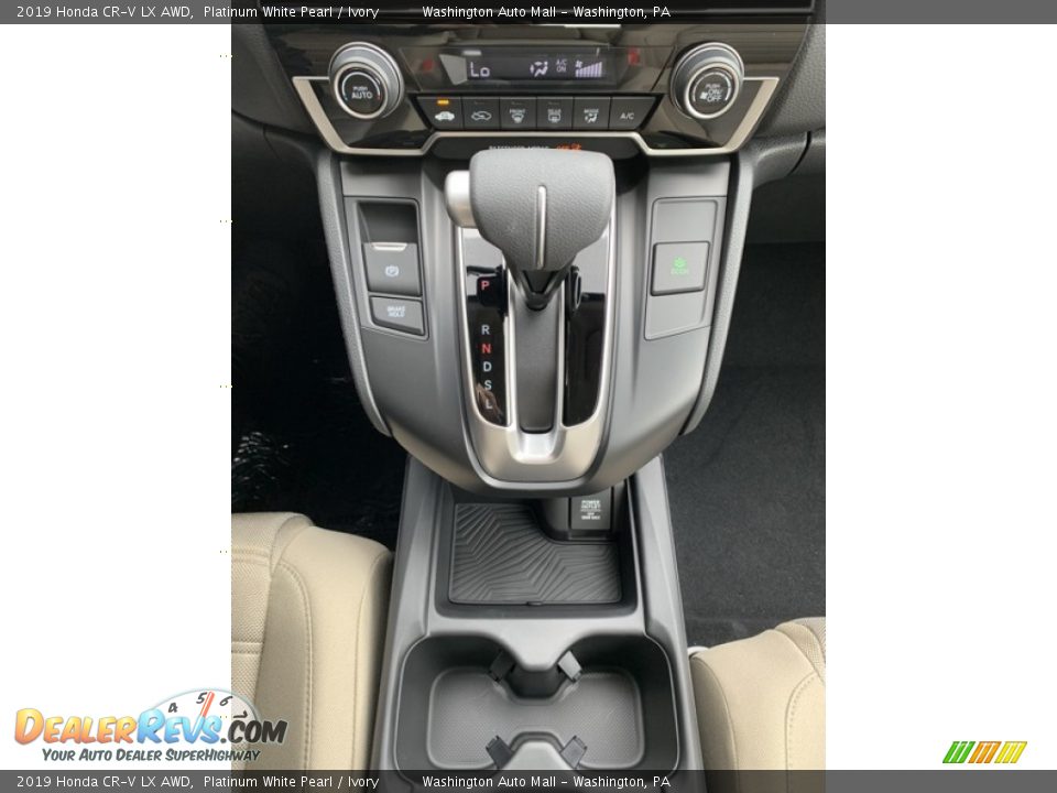 2019 Honda CR-V LX AWD Platinum White Pearl / Ivory Photo #33