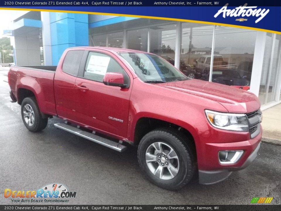 2020 Chevrolet Colorado Z71 Extended Cab 4x4 Cajun Red Tintcoat / Jet Black Photo #1