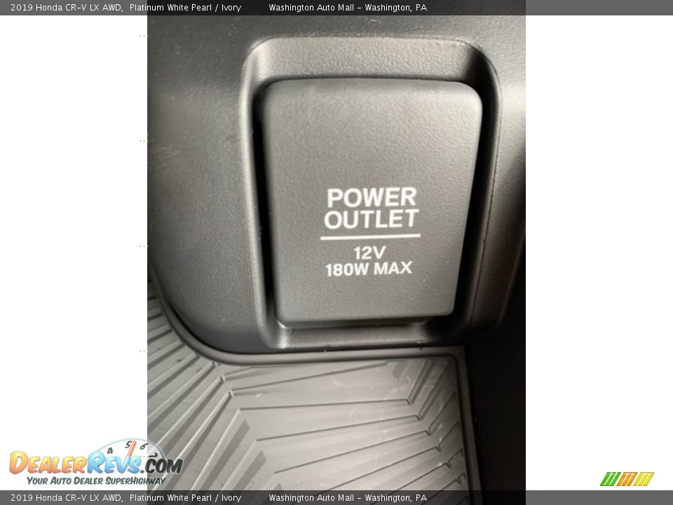 2019 Honda CR-V LX AWD Platinum White Pearl / Ivory Photo #35