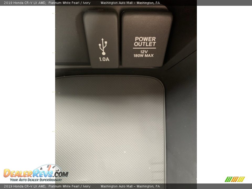 2019 Honda CR-V LX AWD Platinum White Pearl / Ivory Photo #36