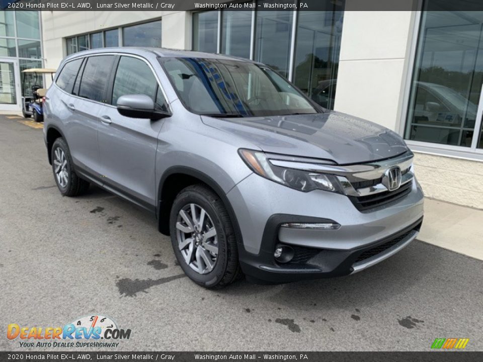 Front 3/4 View of 2020 Honda Pilot EX-L AWD Photo #2