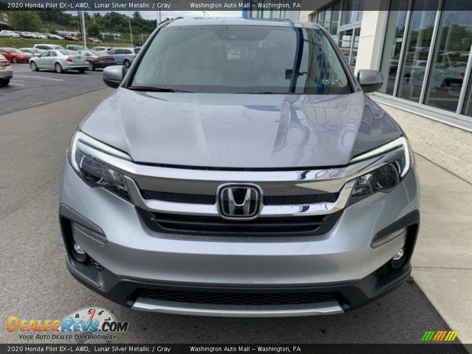 2020 Honda Pilot EX-L AWD Lunar Silver Metallic / Gray Photo #3