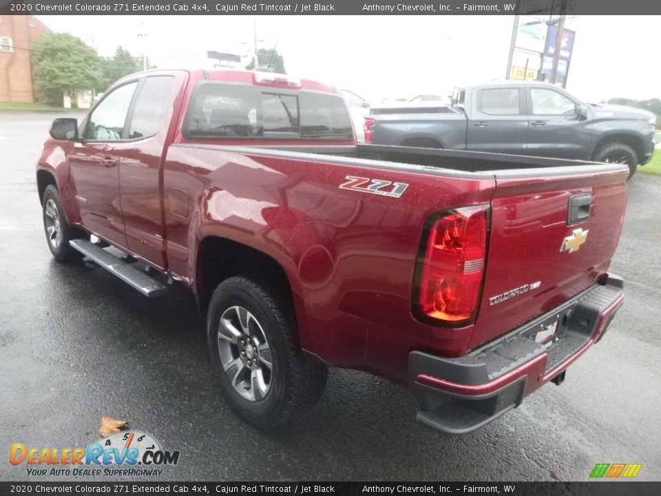 2020 Chevrolet Colorado Z71 Extended Cab 4x4 Cajun Red Tintcoat / Jet Black Photo #6