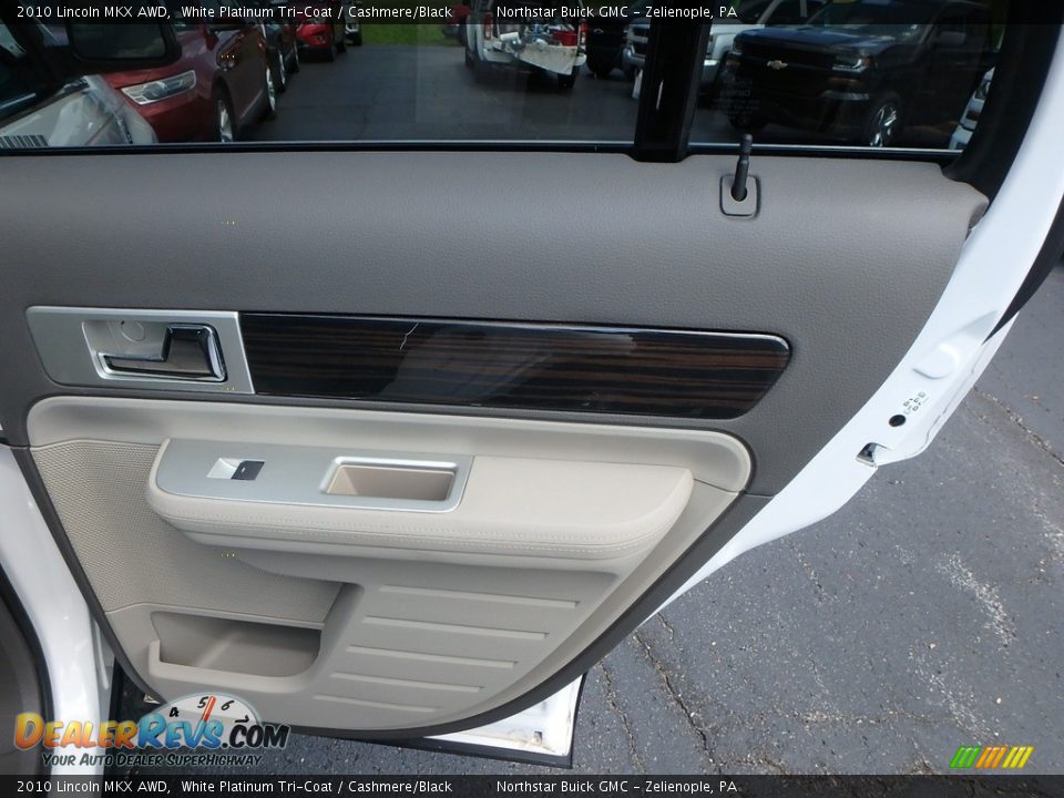 2010 Lincoln MKX AWD White Platinum Tri-Coat / Cashmere/Black Photo #8
