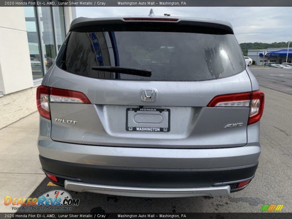 2020 Honda Pilot EX-L AWD Lunar Silver Metallic / Gray Photo #6