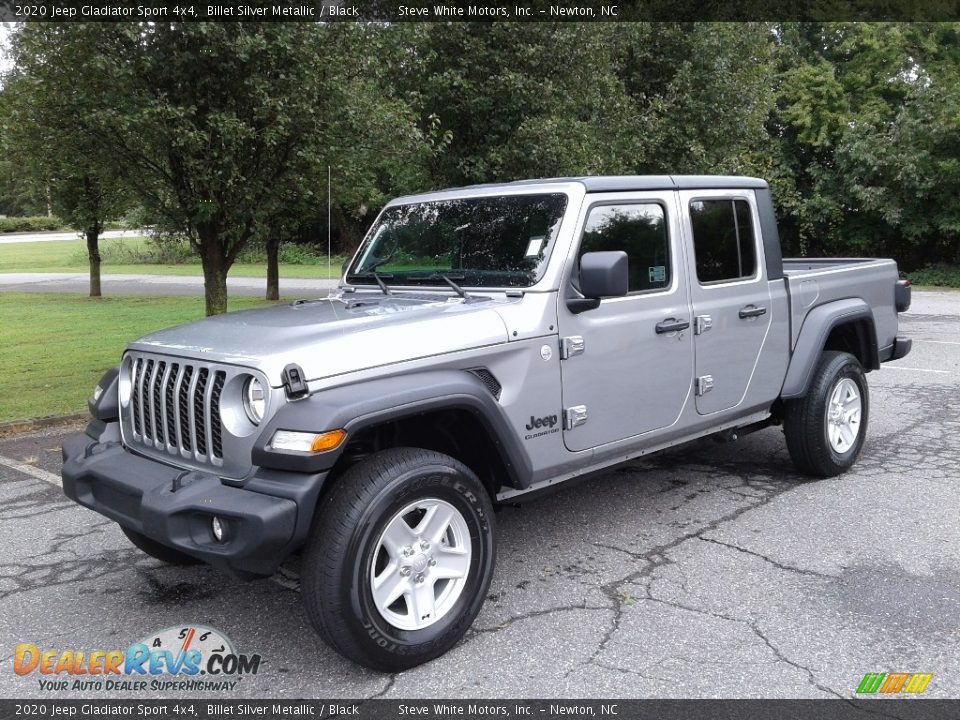 2020 Jeep Gladiator Sport 4x4 Billet Silver Metallic / Black Photo #2