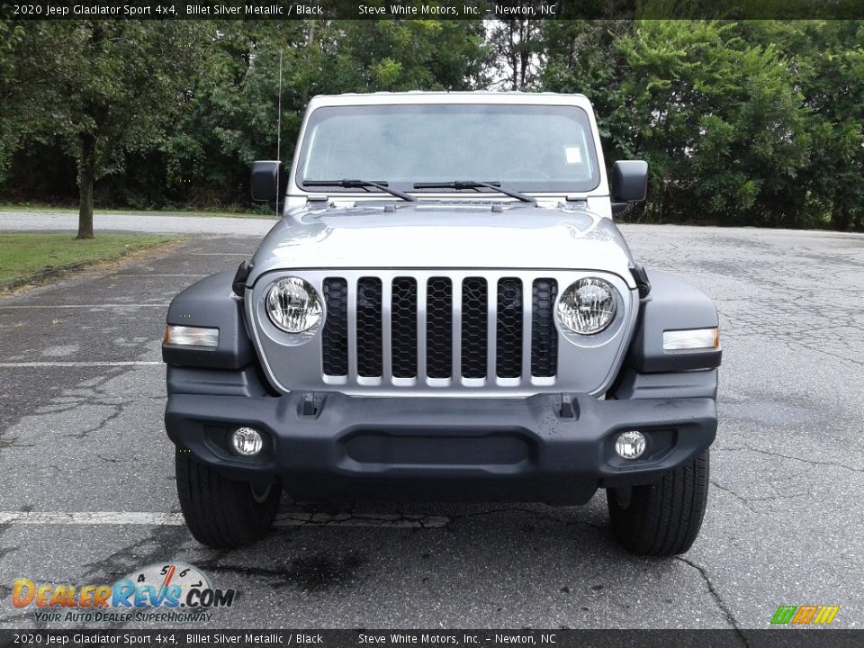 2020 Jeep Gladiator Sport 4x4 Billet Silver Metallic / Black Photo #3