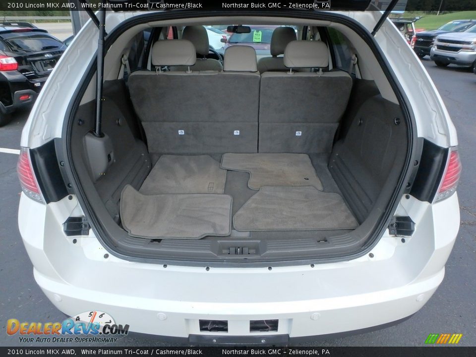 2010 Lincoln MKX AWD White Platinum Tri-Coat / Cashmere/Black Photo #11