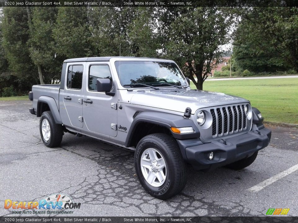 2020 Jeep Gladiator Sport 4x4 Billet Silver Metallic / Black Photo #4