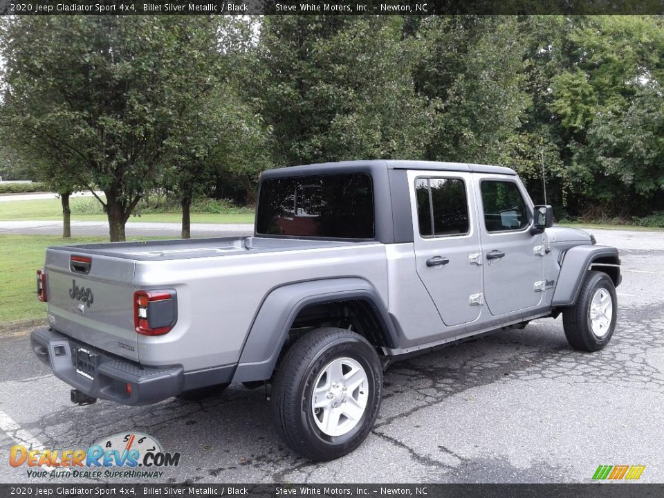 2020 Jeep Gladiator Sport 4x4 Billet Silver Metallic / Black Photo #6