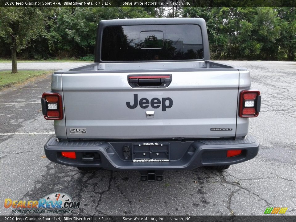 2020 Jeep Gladiator Sport 4x4 Billet Silver Metallic / Black Photo #7