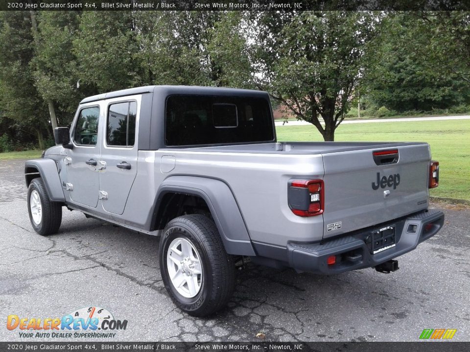 2020 Jeep Gladiator Sport 4x4 Billet Silver Metallic / Black Photo #8