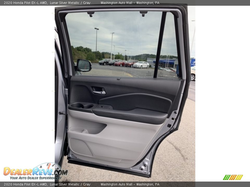 2020 Honda Pilot EX-L AWD Lunar Silver Metallic / Gray Photo #26