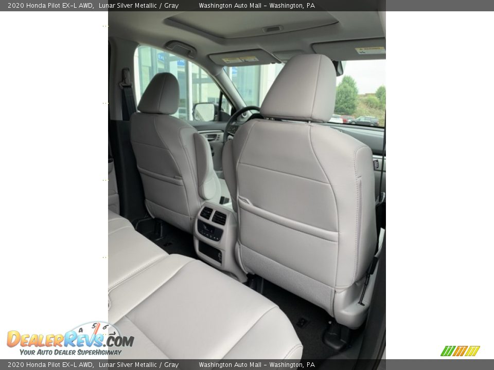 2020 Honda Pilot EX-L AWD Lunar Silver Metallic / Gray Photo #30
