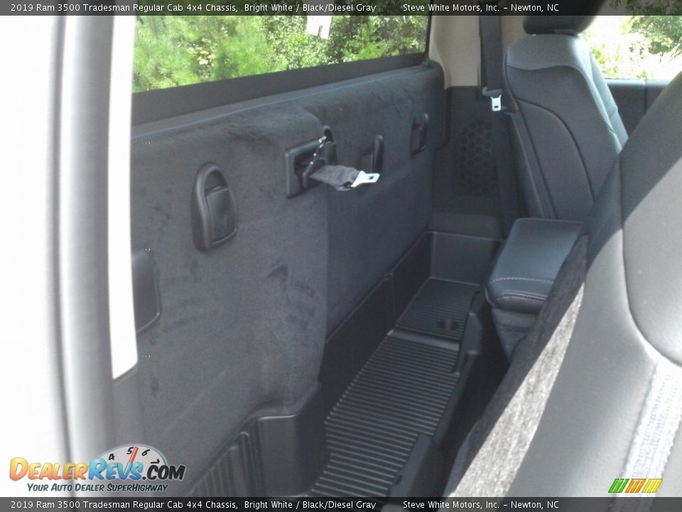 2019 Ram 3500 Tradesman Regular Cab 4x4 Chassis Bright White / Black/Diesel Gray Photo #13