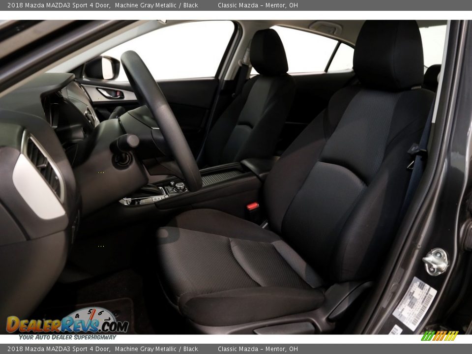 2018 Mazda MAZDA3 Sport 4 Door Machine Gray Metallic / Black Photo #5