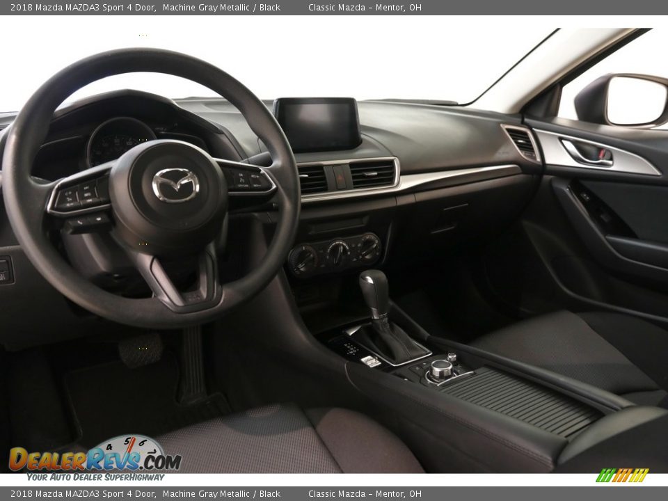 2018 Mazda MAZDA3 Sport 4 Door Machine Gray Metallic / Black Photo #6