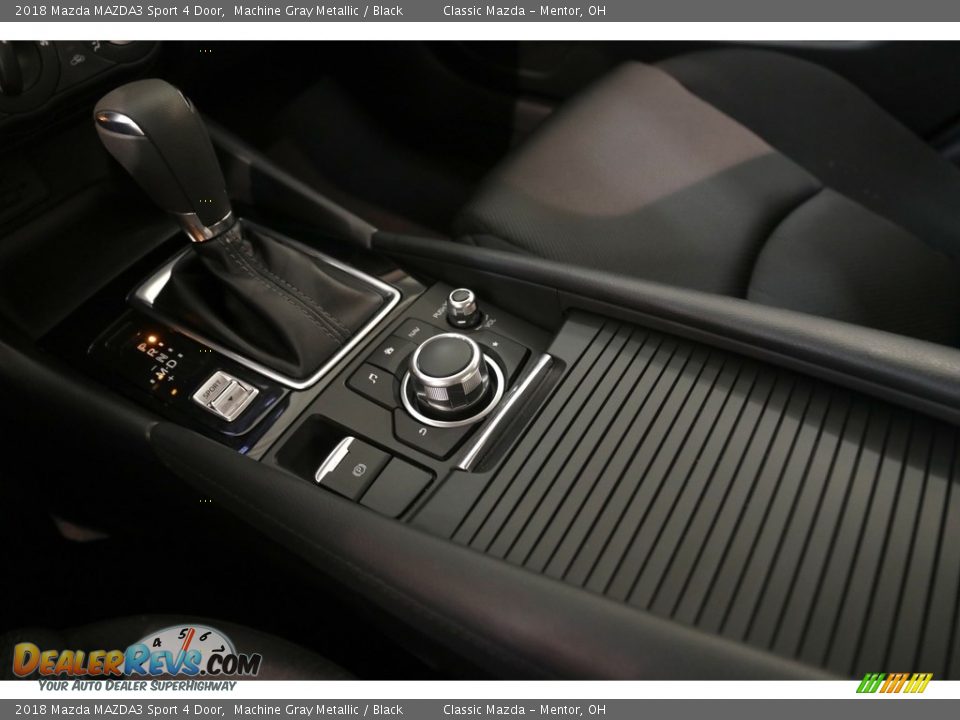 2018 Mazda MAZDA3 Sport 4 Door Machine Gray Metallic / Black Photo #14
