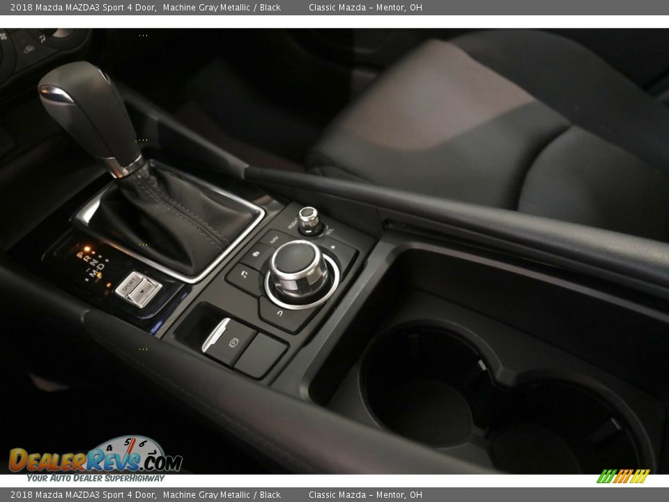 2018 Mazda MAZDA3 Sport 4 Door Machine Gray Metallic / Black Photo #15