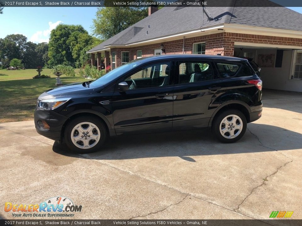 2017 Ford Escape S Shadow Black / Charcoal Black Photo #7