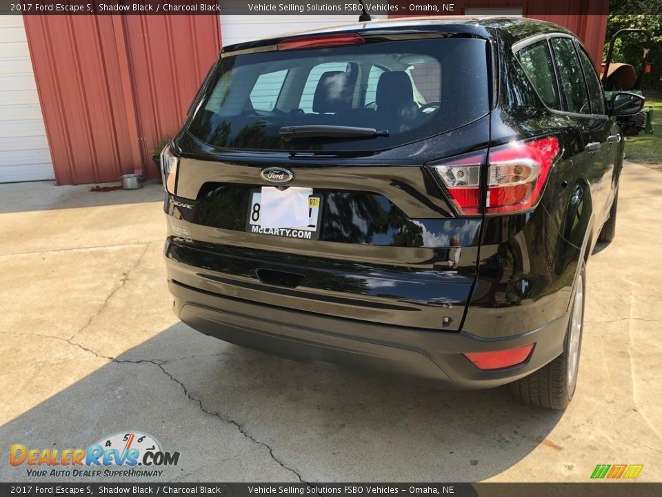 2017 Ford Escape S Shadow Black / Charcoal Black Photo #10