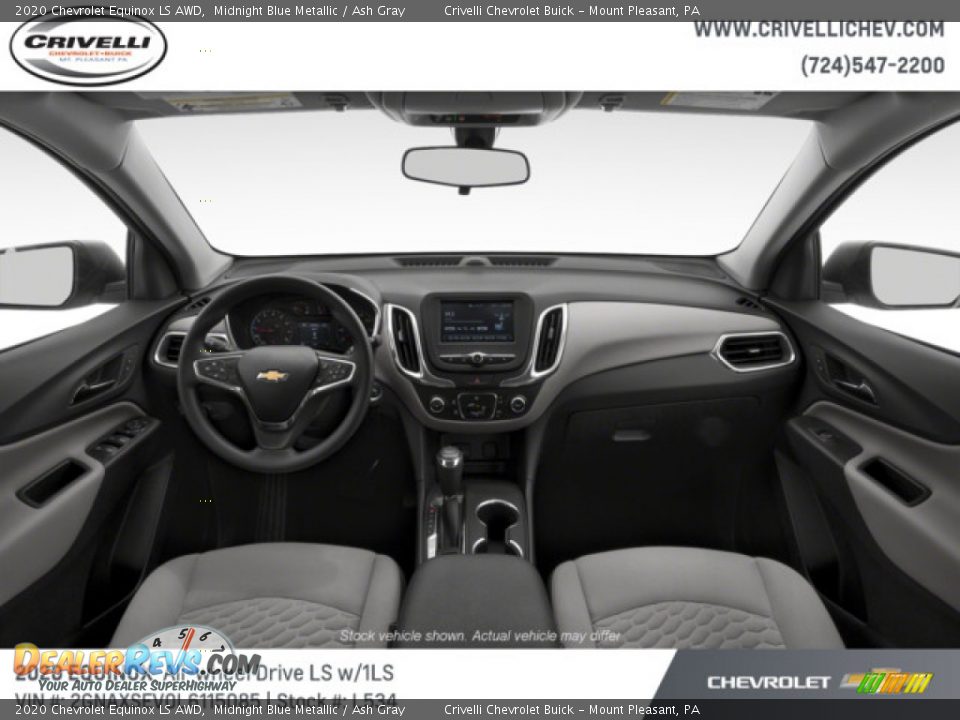 2020 Chevrolet Equinox LS AWD Midnight Blue Metallic / Ash Gray Photo #10