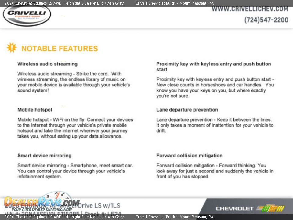 2020 Chevrolet Equinox LS AWD Midnight Blue Metallic / Ash Gray Photo #16