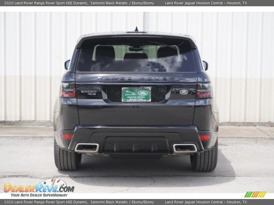 2020 Land Rover Range Rover Sport HSE Dynamic Santorini Black Metallic / Ebony/Ebony Photo #6